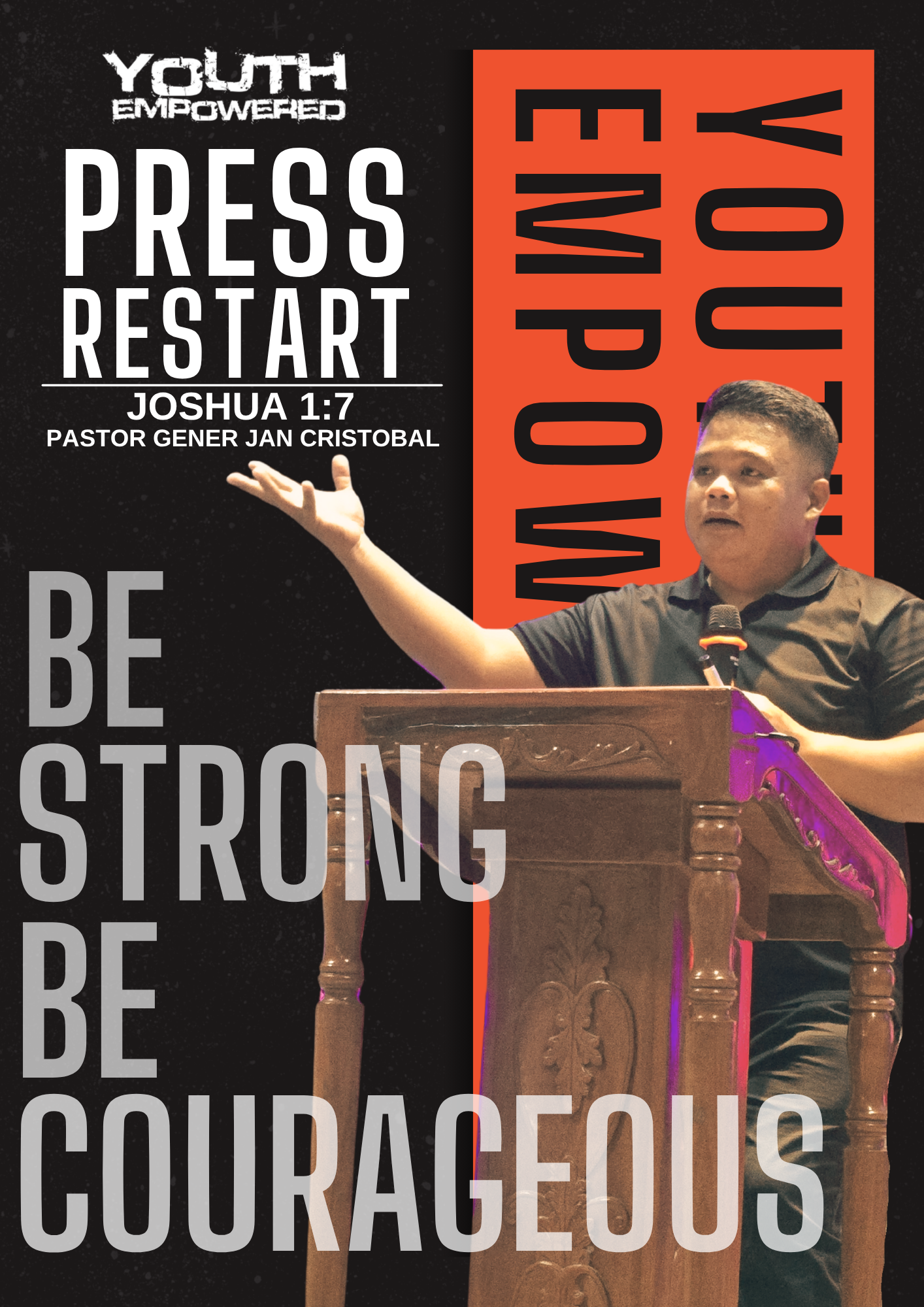 Church service poster